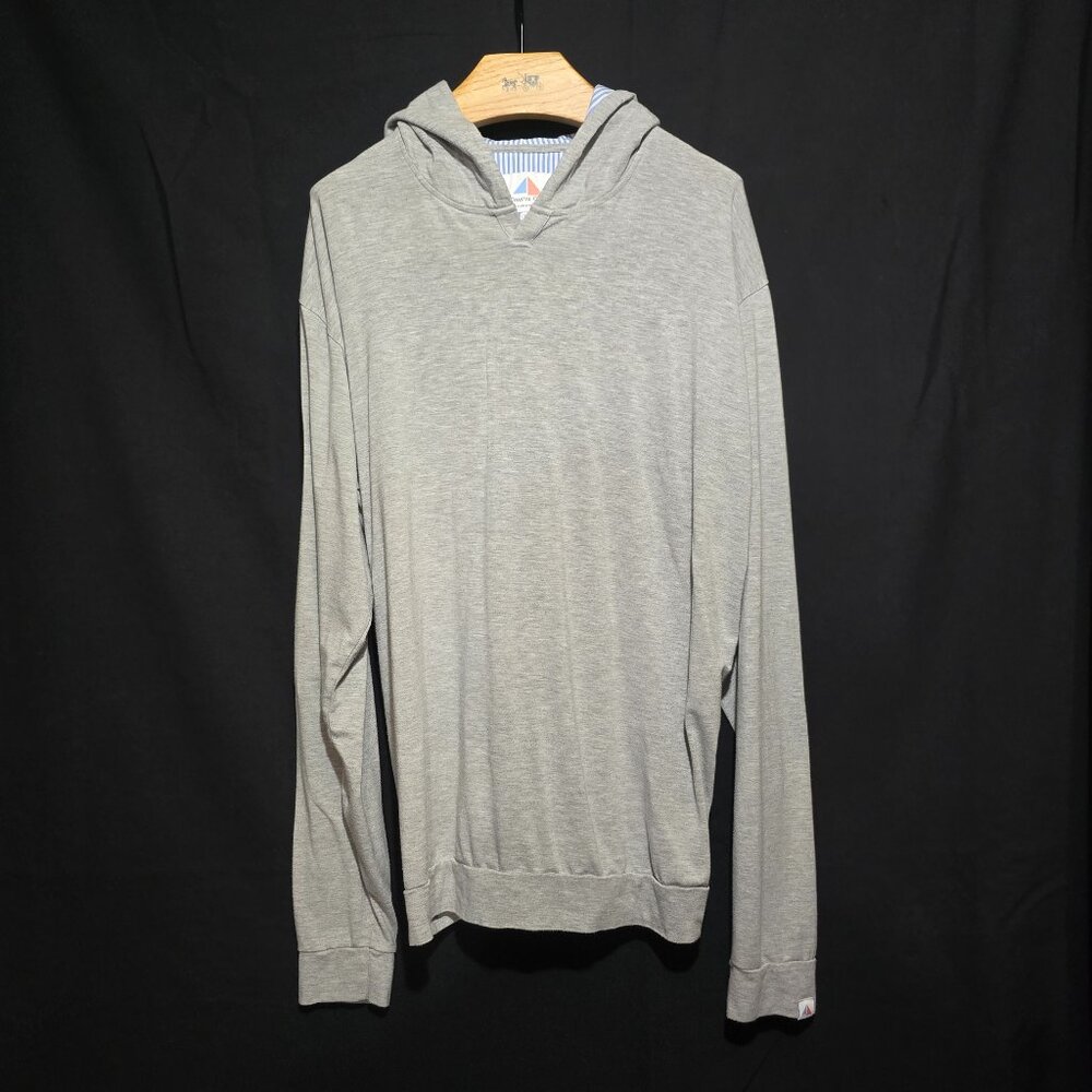 Coastal Crew Made in USA LW Charleston Deckhand Hoodie - Athletic Grey - Sz XXL*